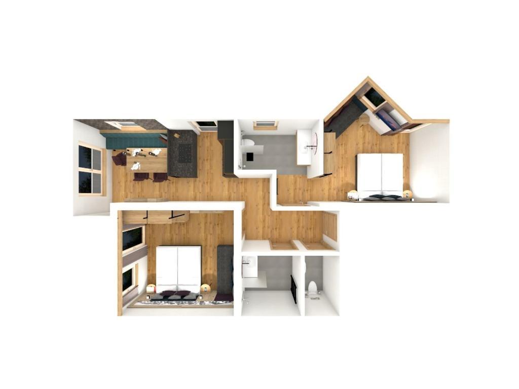Schoenblick Appartements 턱스 외부 사진