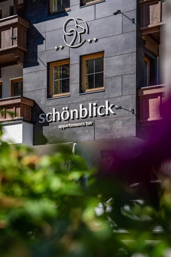 Schoenblick Appartements 턱스 외부 사진